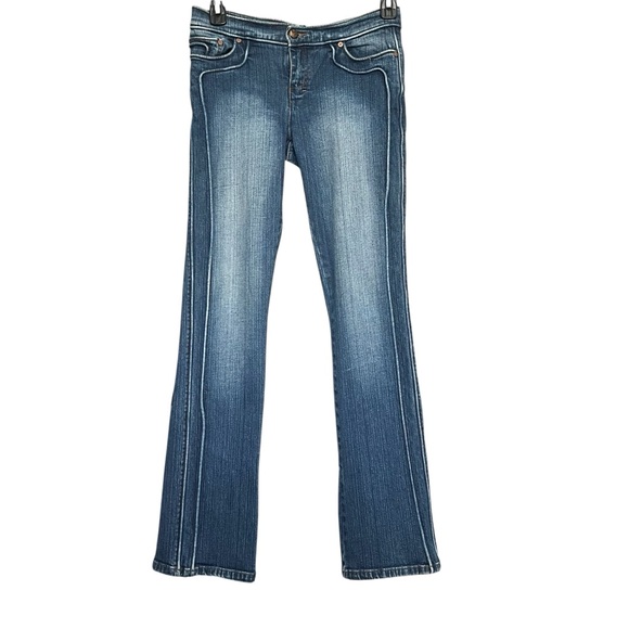 VTG Y2K Joe’s Jeans SZ 28 Faded Western Boho Mid Rise Retro Hipster - Picture 2 of 11